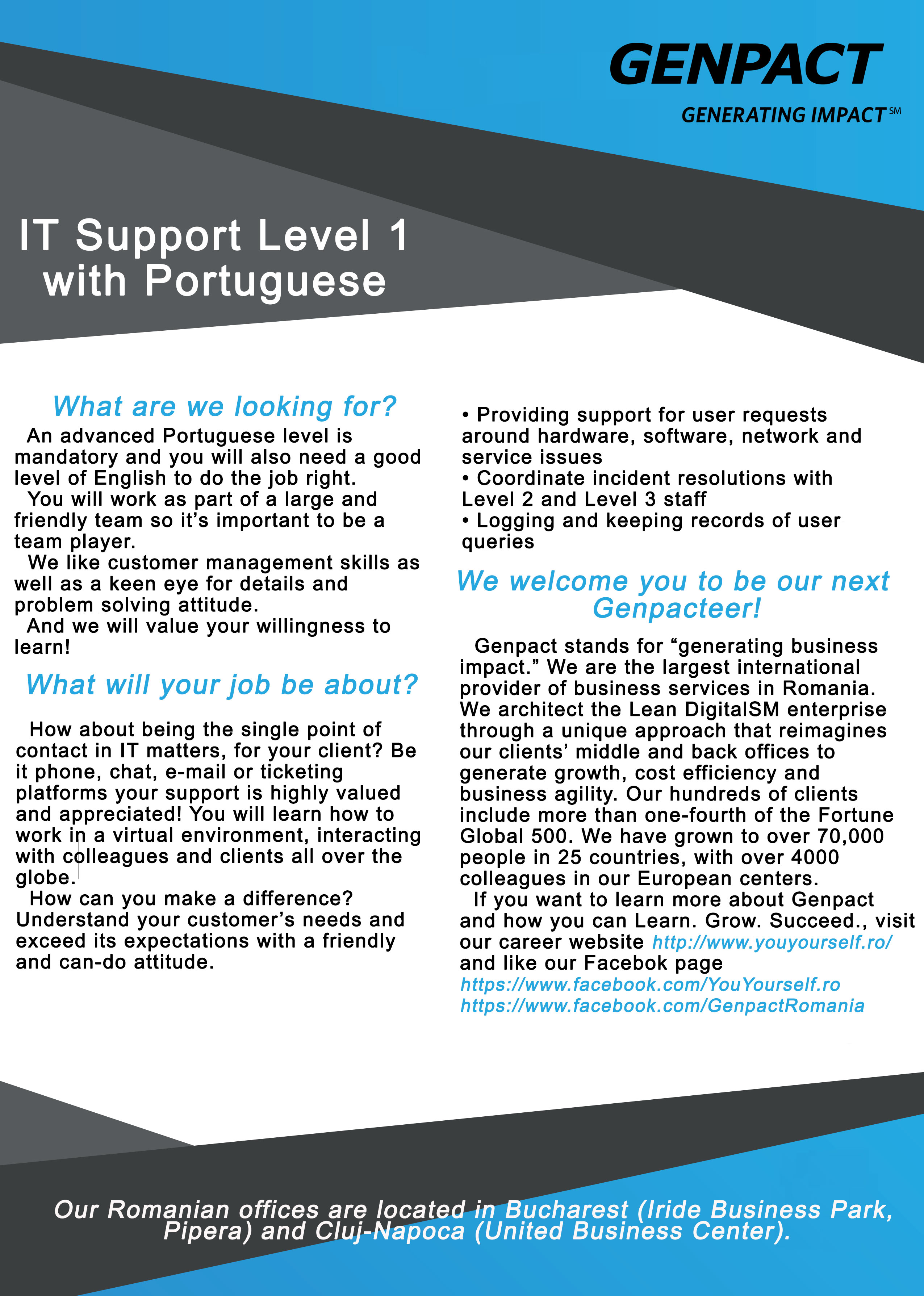 IT Support Level 1 with Portuguese