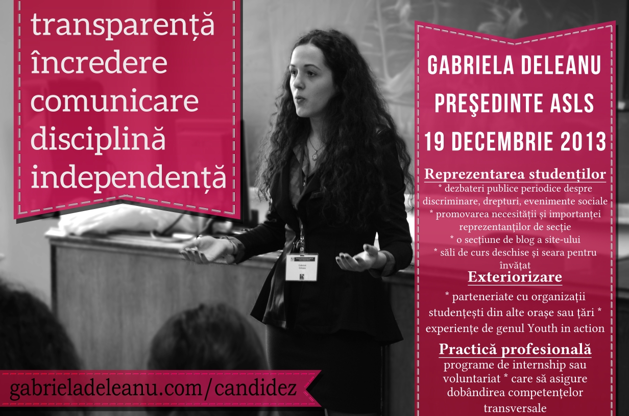 Profil de candidat: Gabriela Deleanu