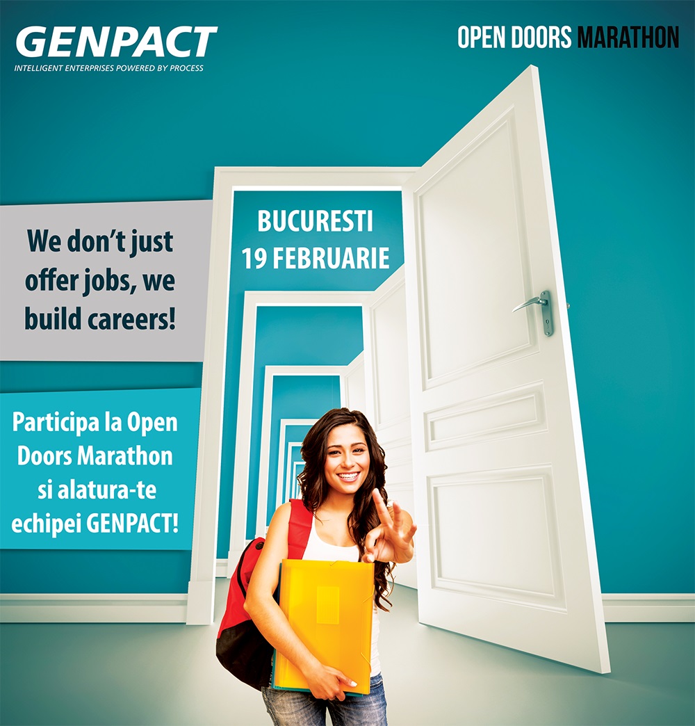 GENPACT te invită să-i cunoşti!