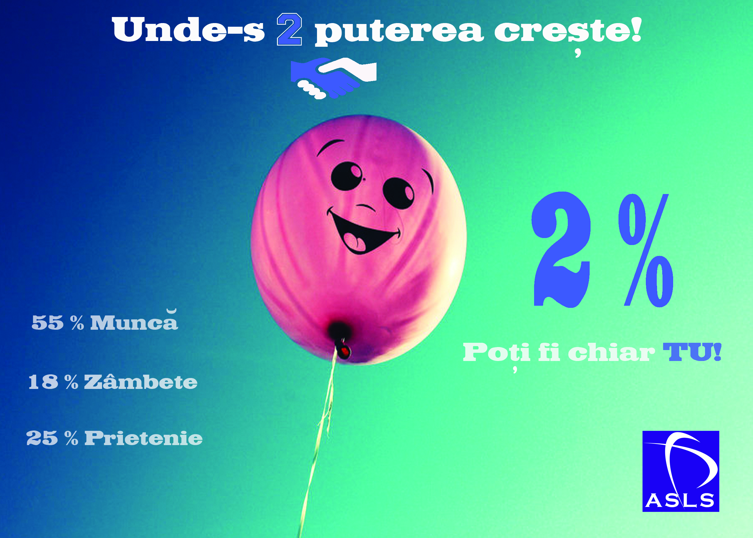 Redirecționează 2% din impozit către ASLS!