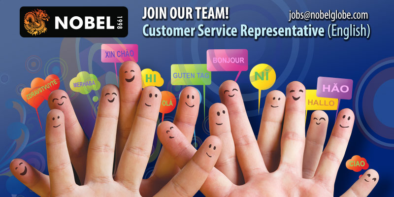 Nobel Romania hires Customer Service Representative with English